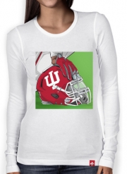 T-Shirt femme manche longue Indiana College Football