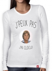 T-Shirt femme manche longue Je peux pas jai Cloclo Claude Francois