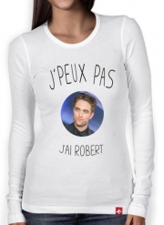 T-Shirt femme manche longue Je peux pas jai Robert Pattinson