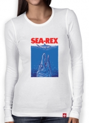 T-Shirt femme manche longue Jurassic World Sea Rex