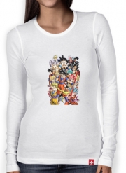 T-Shirt femme manche longue Kakarot Goku Evolution