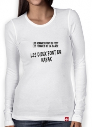 T-Shirt femme manche longue Les dieux font du Kayak