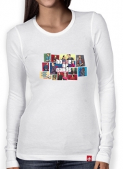 T-Shirt femme manche longue Mashup GTA and House of Cards