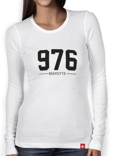 T-Shirt femme manche longue Mayotte Carte 976