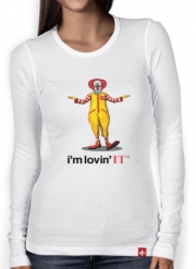 T-Shirt femme manche longue Mcdonalds Im lovin it - Clown Horror