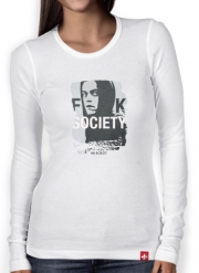 T-Shirt femme manche longue Mr Robot Fuck Society