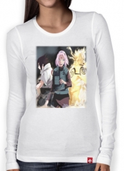 T-Shirt femme manche longue Naruto Sakura Sasuke Team7