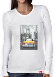 T-Shirt femme manche longue Taxi Jaune Ville de New York City
