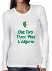 T-Shirt femme manche longue One Two Three Viva Algerie