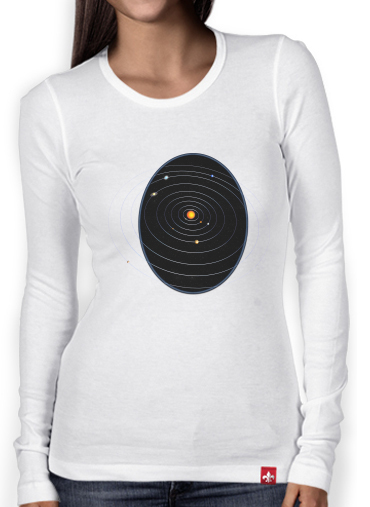 T-Shirt femme manche longue Our Solar System