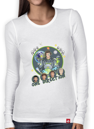 T-Shirt femme manche longue Outer Space Collection: One Direction 1D - Harry Styles
