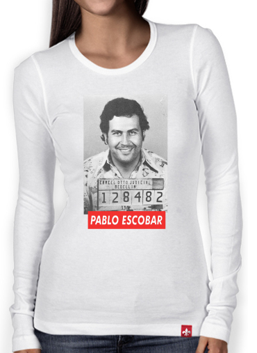 T-Shirt femme manche longue Pablo Escobar