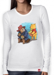 T-Shirt femme manche longue Paddington x Winnie the pooh