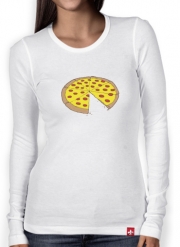 T-Shirt femme manche longue Pizza Delicious