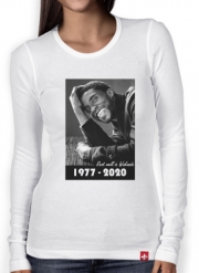 T-Shirt femme manche longue RIP Chadwick Boseman 1977 2020