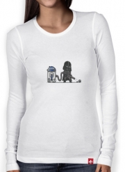 T-Shirt femme manche longue Robotic Hoover
