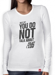 T-Shirt femme manche longue Rule 1 You do not talk about Fight Club