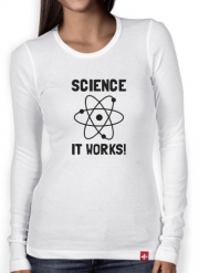 T-Shirt femme manche longue Science it works