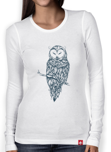 T-Shirt femme manche longue Snow Owl