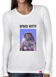 T-Shirt femme manche longue Space Kitty