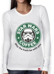 T-Shirt femme manche longue Stormtrooper Coffee inspired by StarWars