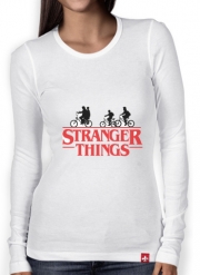 T-Shirt femme manche longue Stranger Things by bike