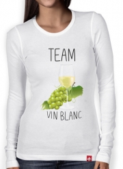 T-Shirt femme manche longue Team Vin Blanc