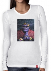 T-Shirt femme manche longue Thanos mashup Notorious BIG