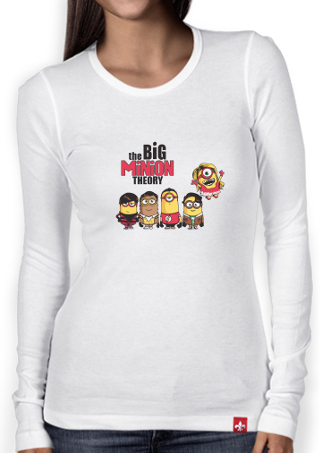 T-Shirt femme manche longue The Big Minion Theory