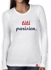 T-Shirt femme manche longue titi parisien