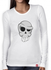 T-Shirt femme manche longue Toon Skull