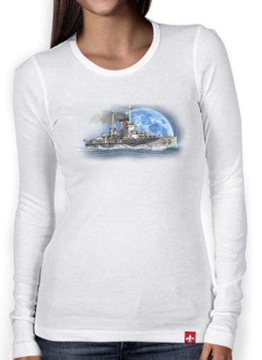 T-Shirt femme manche longue Warships - Bataille navale