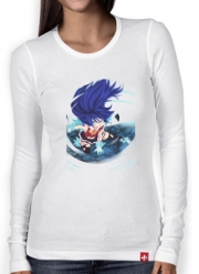 T-Shirt femme manche longue Wendy Fairy Tail Fanart
