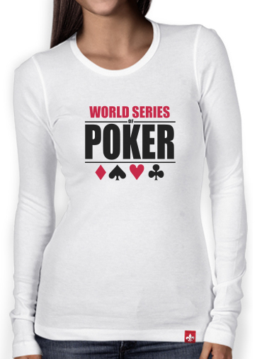 T-Shirt femme manche longue World Series Of Poker