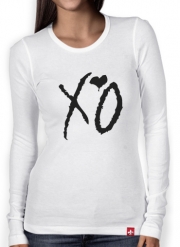 T-Shirt femme manche longue XO The Weeknd Love