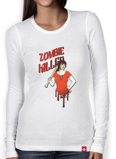 T-Shirt femme manche longue Zombie Killer