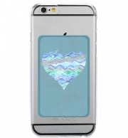 Porte Carte adhésif pour smartphone A Sea of Love (blue)