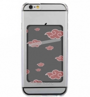 Porte Carte adhésif pour smartphone Akatsuki  Nuage Rouge pattern