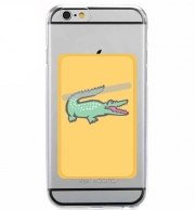 Porte Carte adhésif pour smartphone alligator crocodile