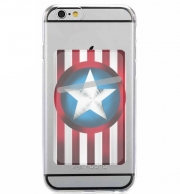 Porte Carte adhésif pour smartphone American Captain