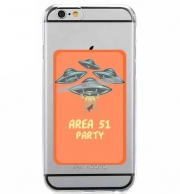 Porte Carte adhésif pour smartphone Area 51 Alien Party