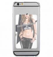 Porte Carte adhésif pour smartphone Avril Lavigne