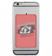 Porte Carte adhésif pour smartphone Ayrton Senna Formule 1 King