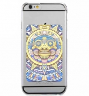 Porte Carte adhésif pour smartphone Aztec God Shield
