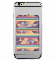 Porte Carte adhésif pour smartphone Aztec Pattern Pastel