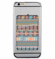 Porte Carte adhésif pour smartphone aztec pattern red Tribal