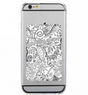 Porte Carte adhésif pour smartphone Aztec W&B (Handmade)
