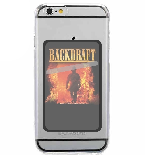 Porte Carte adhésif pour smartphone backdraft pompier