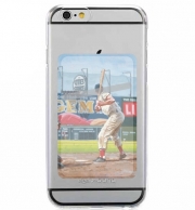 Porte Carte adhésif pour smartphone Baseball Painting