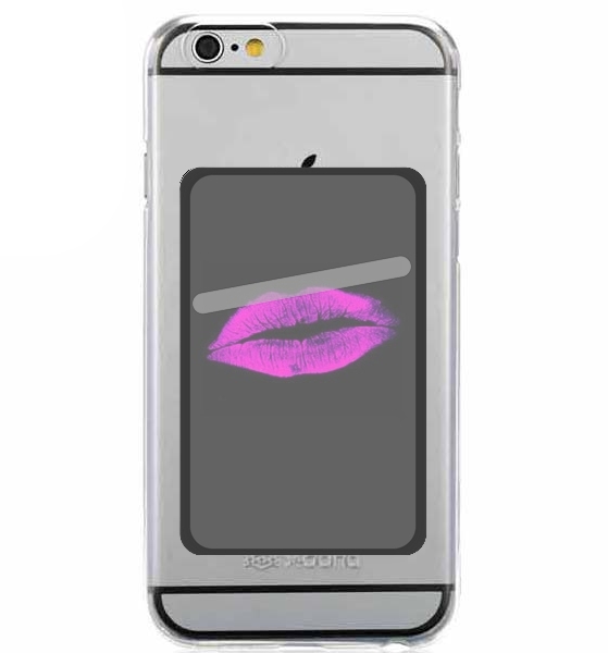 Porte Carte adhésif pour smartphone Bisous Sexy Kiss
